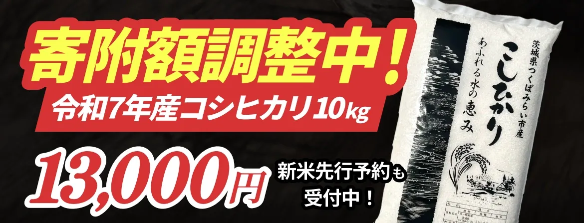 お米処からお届け つくばみらい市ふるさと納税 暮らしに合わせた容量・品種いろいろ・ポスト投函対応品あり おかげさまで楽天ランキング米・雑穀1位